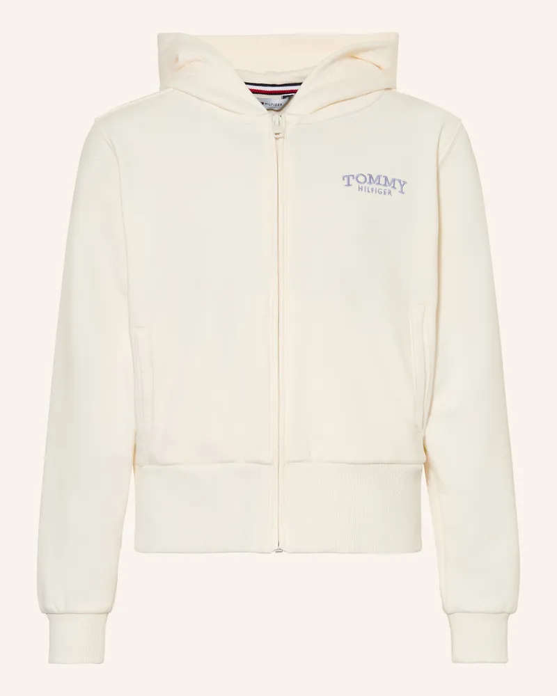 Tommy Hilfiger Sweatjacke weiss Ecru