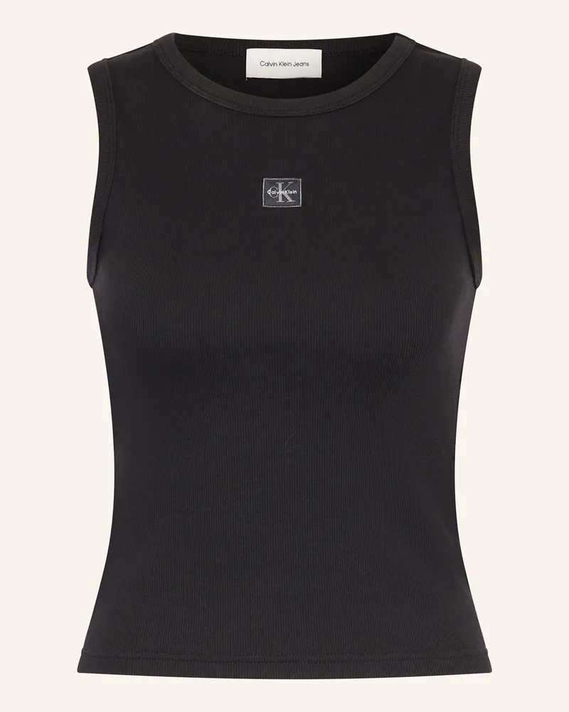 Calvin Klein Top schwarz Schwarz