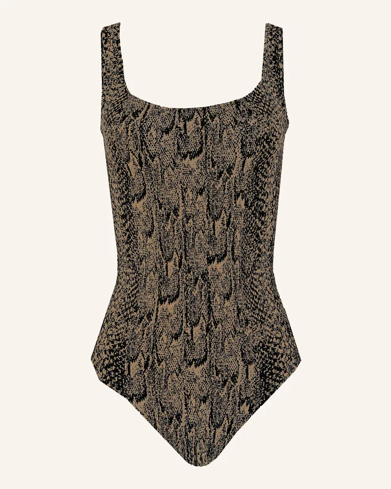 Wolford Body SEAMLESS PYTHON BODY Beige