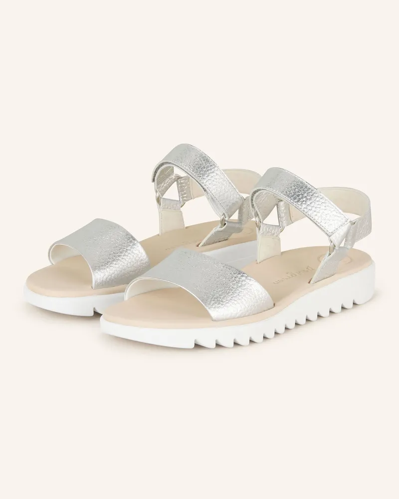 paul green Sandalen silber Silber