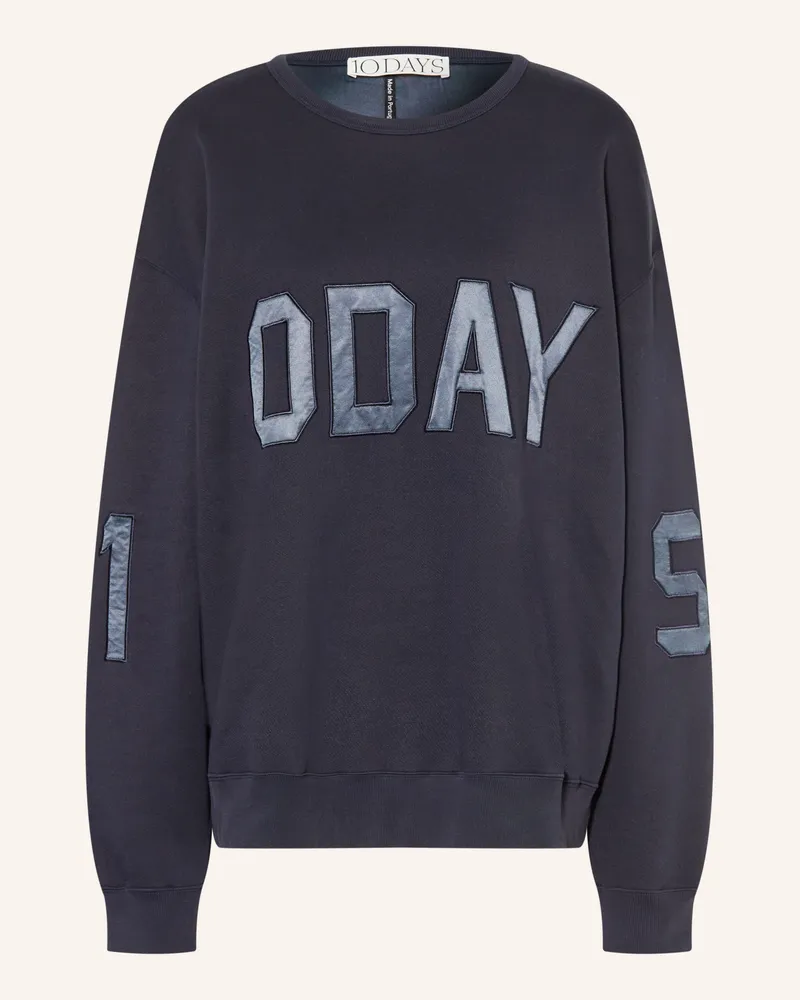 10Days Sweatshirt blau Dunkelblau