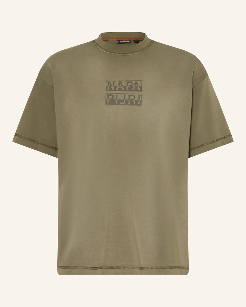 Napapijri T-Shirt S-COMEL Khaki