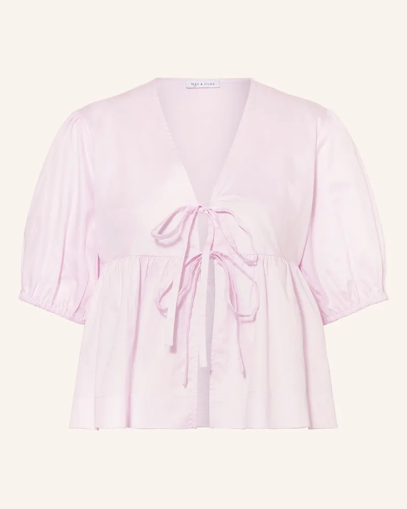 Mrs & HUGS Blusenshirt Rosa