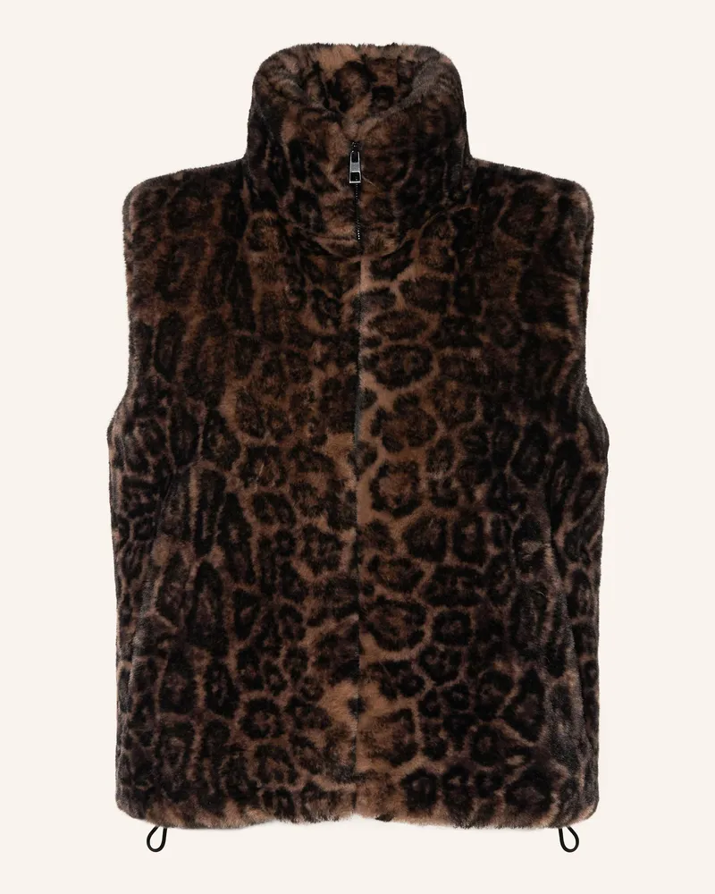 Princess goes Hollywood Kunstpelz-Weste Braun