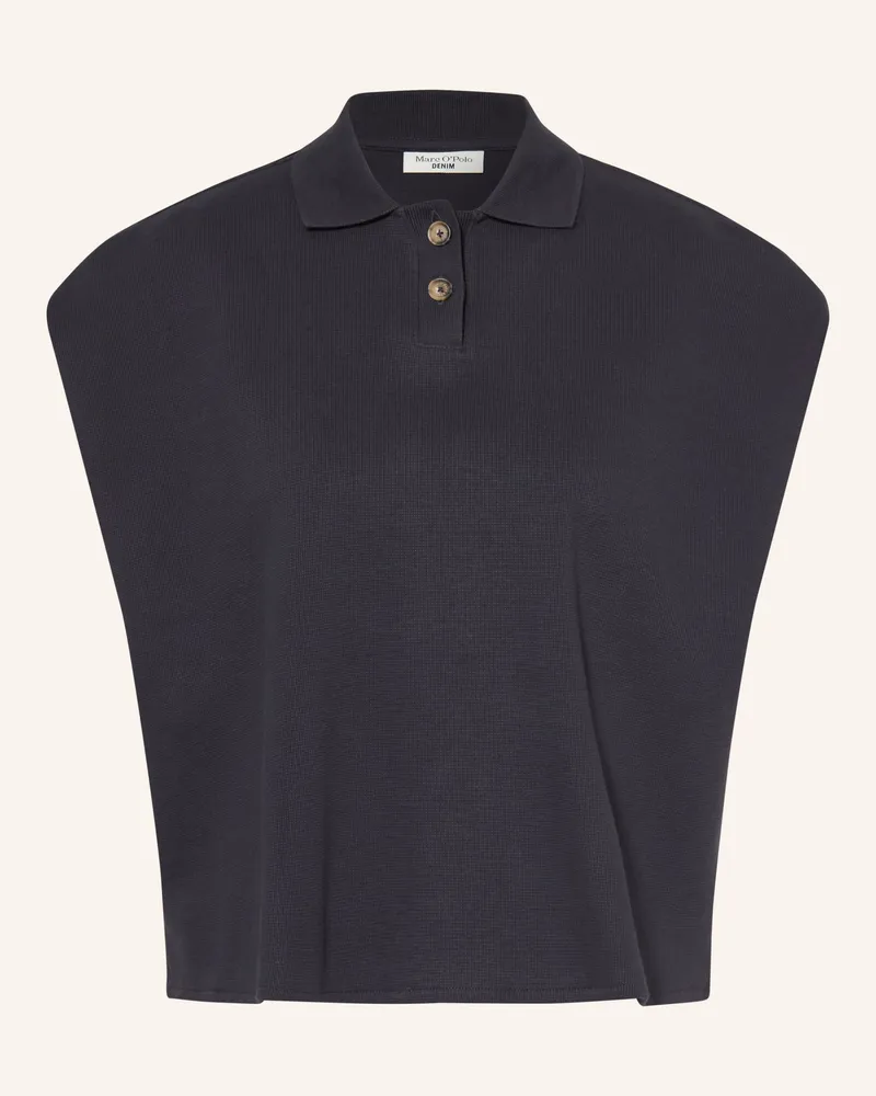 Marc O'Polo Piqué-Poloshirt blau Dunkelblau
