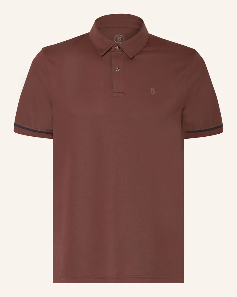 Bogner Piqué-Poloshirt Timo Regular Fit rot Dunkelrot
