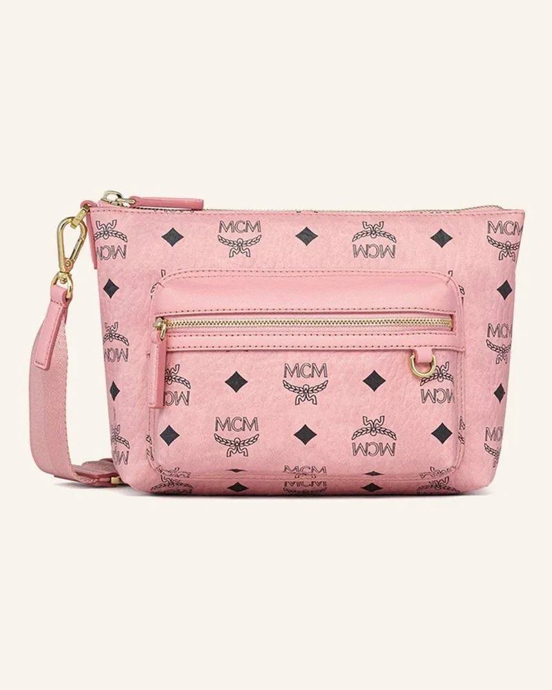 MCM Umhängetasche Aren Visetos rosa Rosa