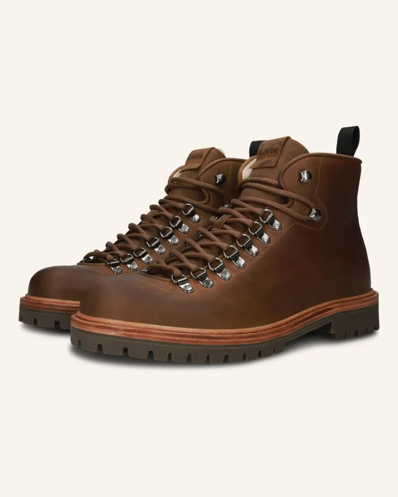Blackstone Schnürboots braun Dunkelbraun