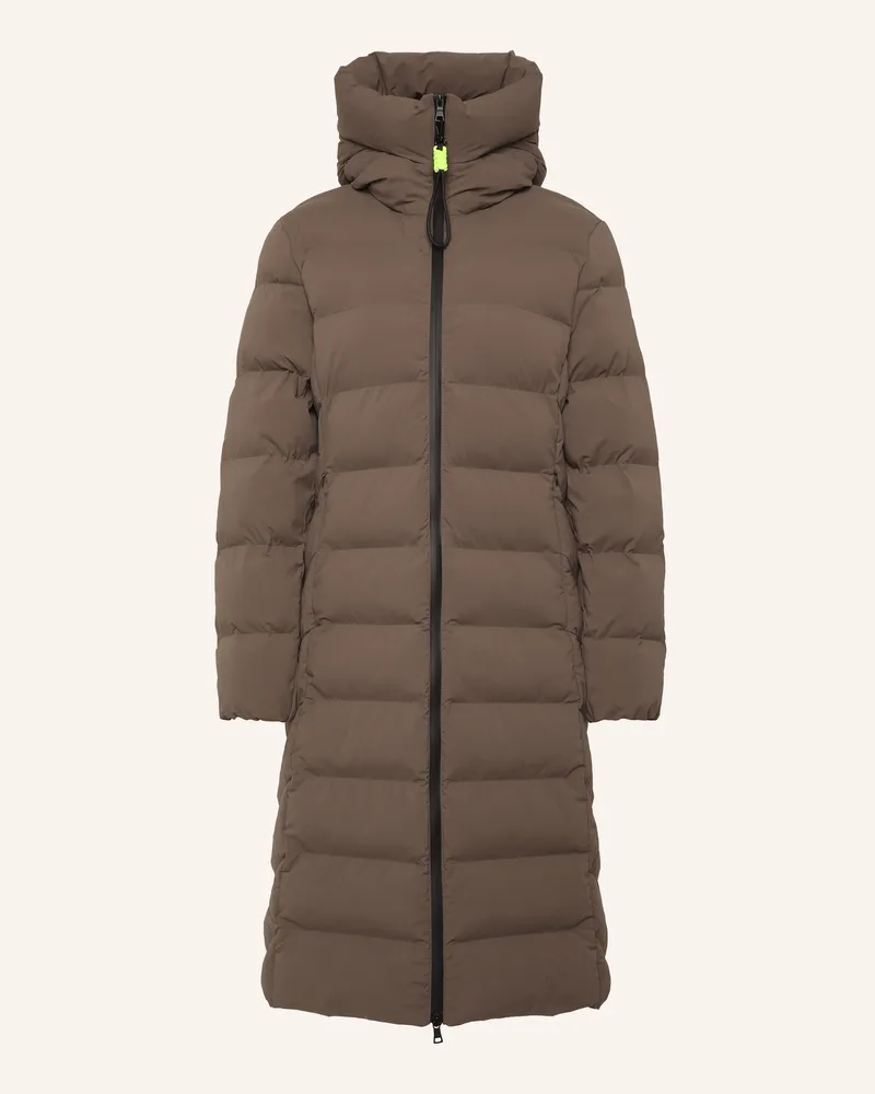 No. 1 Como Steppmantel SUSE Taupe