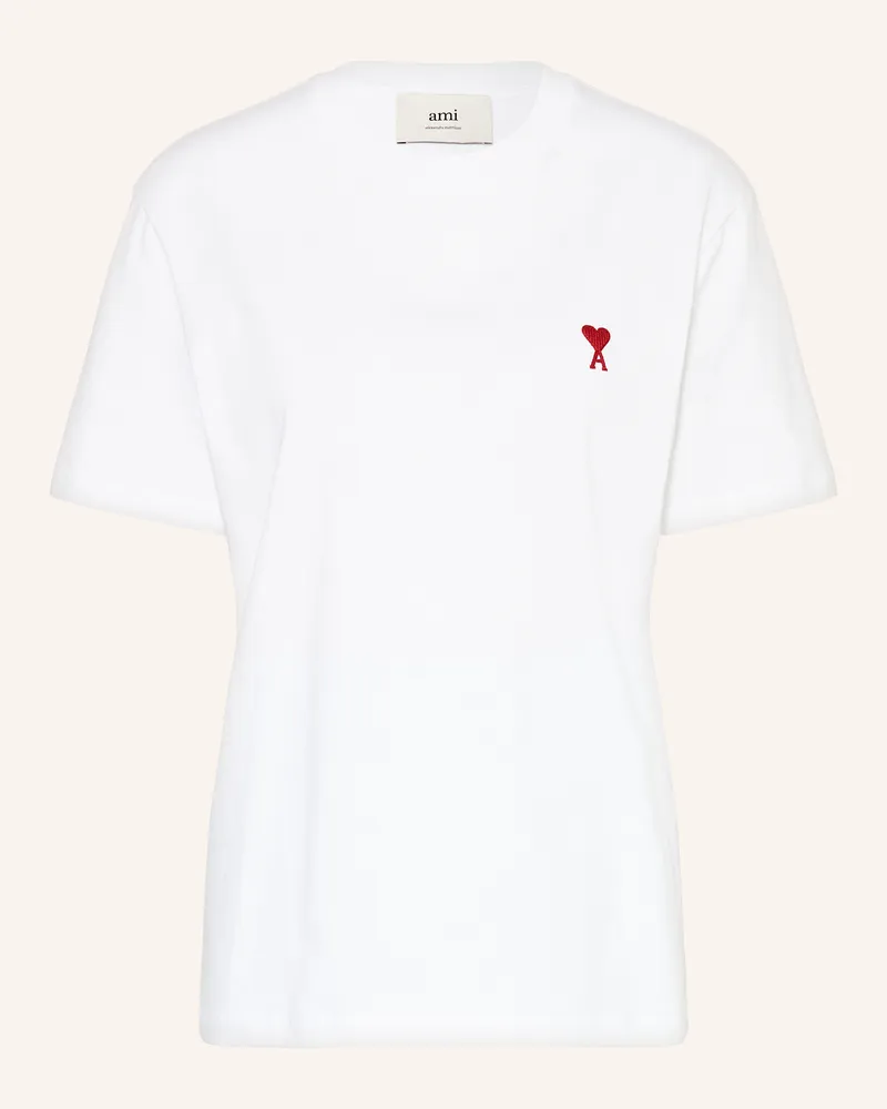 AMI Paris T-Shirt weiss Weiss