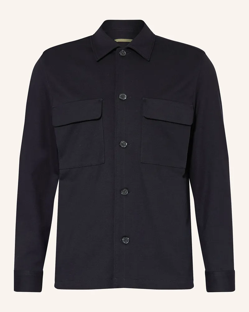 Marc O'Polo Jersey-Overshirt Dunkelblau