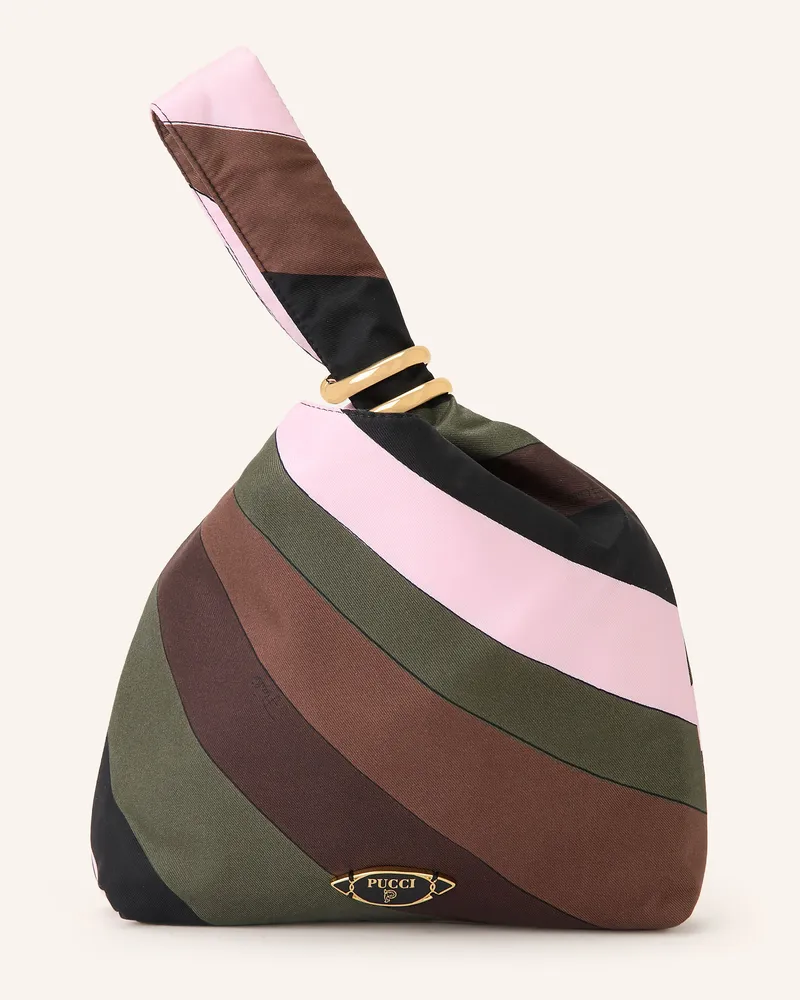 Emilio Pucci Handtasche gruen Braun