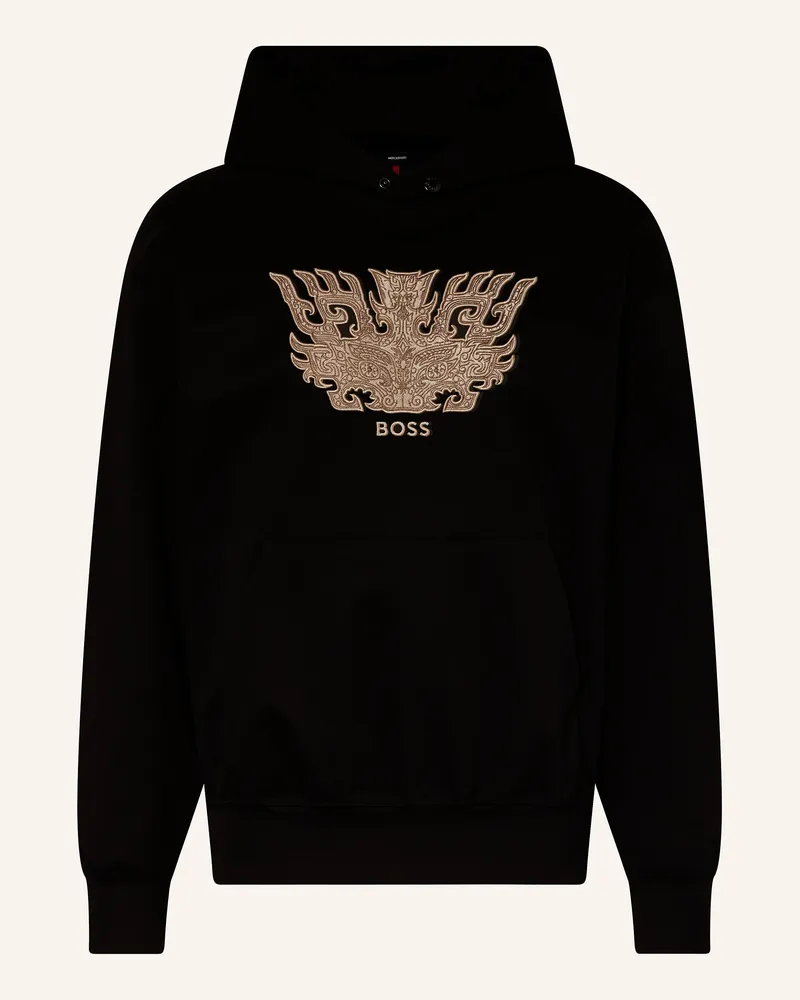 HUGO BOSS Hoodie SULLIVAN Schwarz