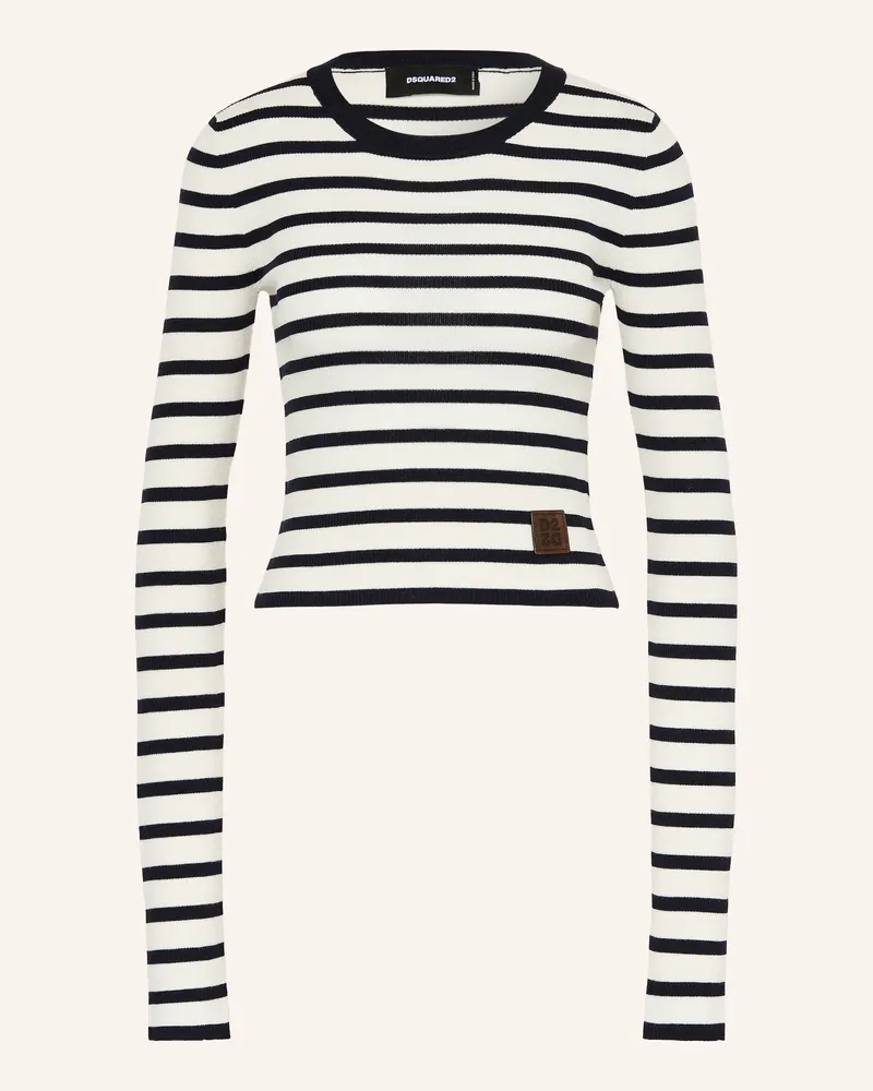 Dsquared2 Pullover weiss Ecru