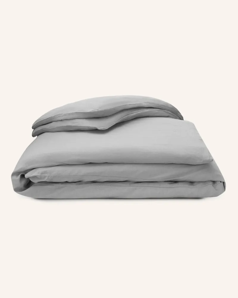 ROYFORT Bettbezug BAUMWOLLE-CASHMERE Hellgrau