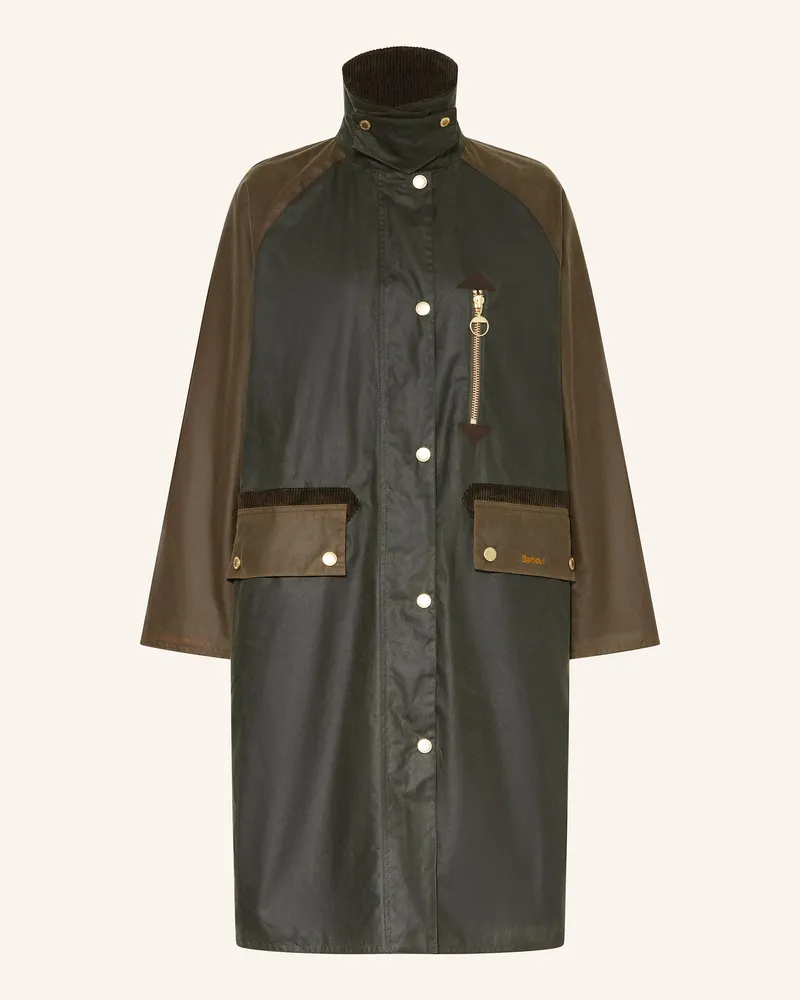 Barbour Mantel EVETTE Dunkelgrün