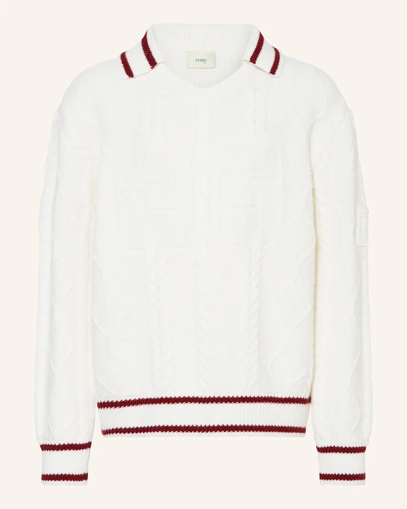 Fendi Pullover weiss Ecru