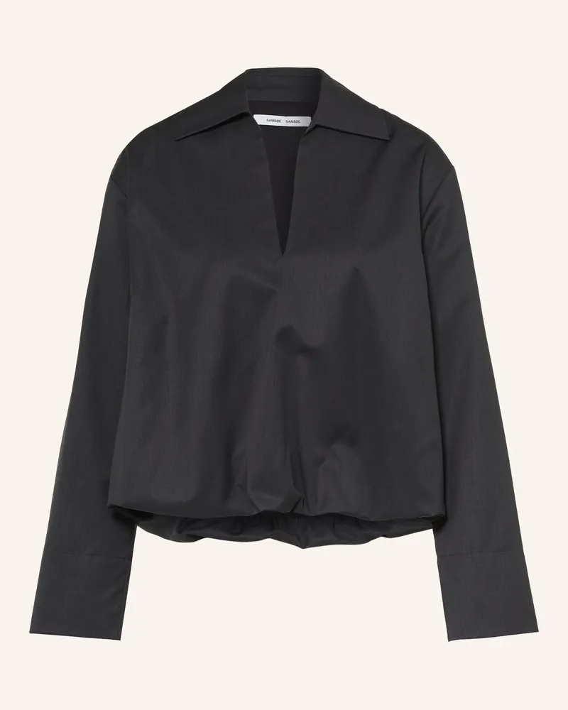 Samsøe & Samsøe Blusenshirt Sadaphne grau Dunkelgrau