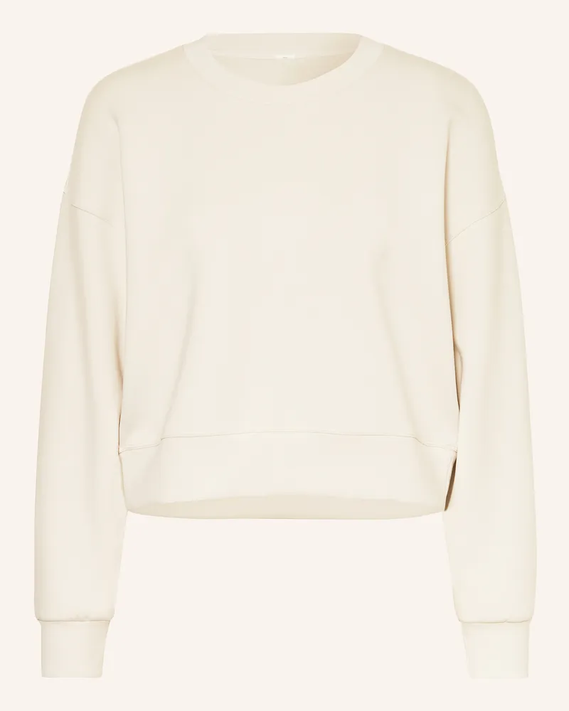 LULULEMON Oversized-Sweatshirt Creme