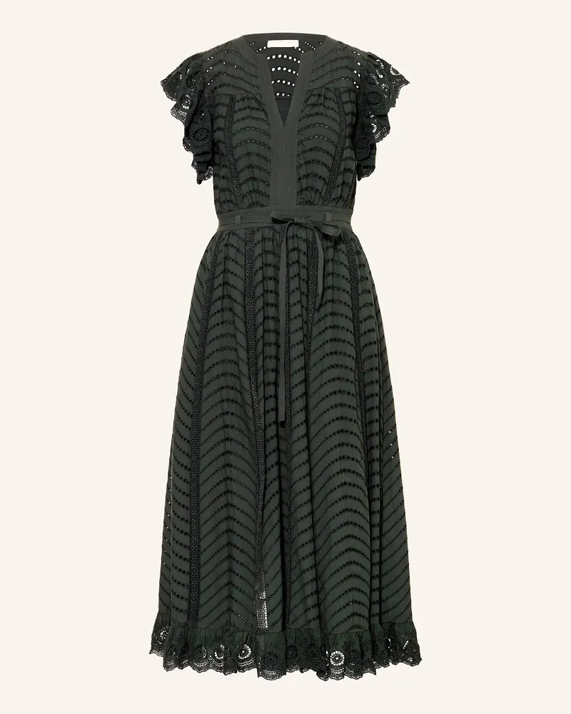 Ulla Johnson Kleid OLGA Dunkelgrün