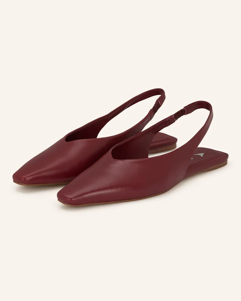 CARRANO Slingballerinas rot Dunkelrot