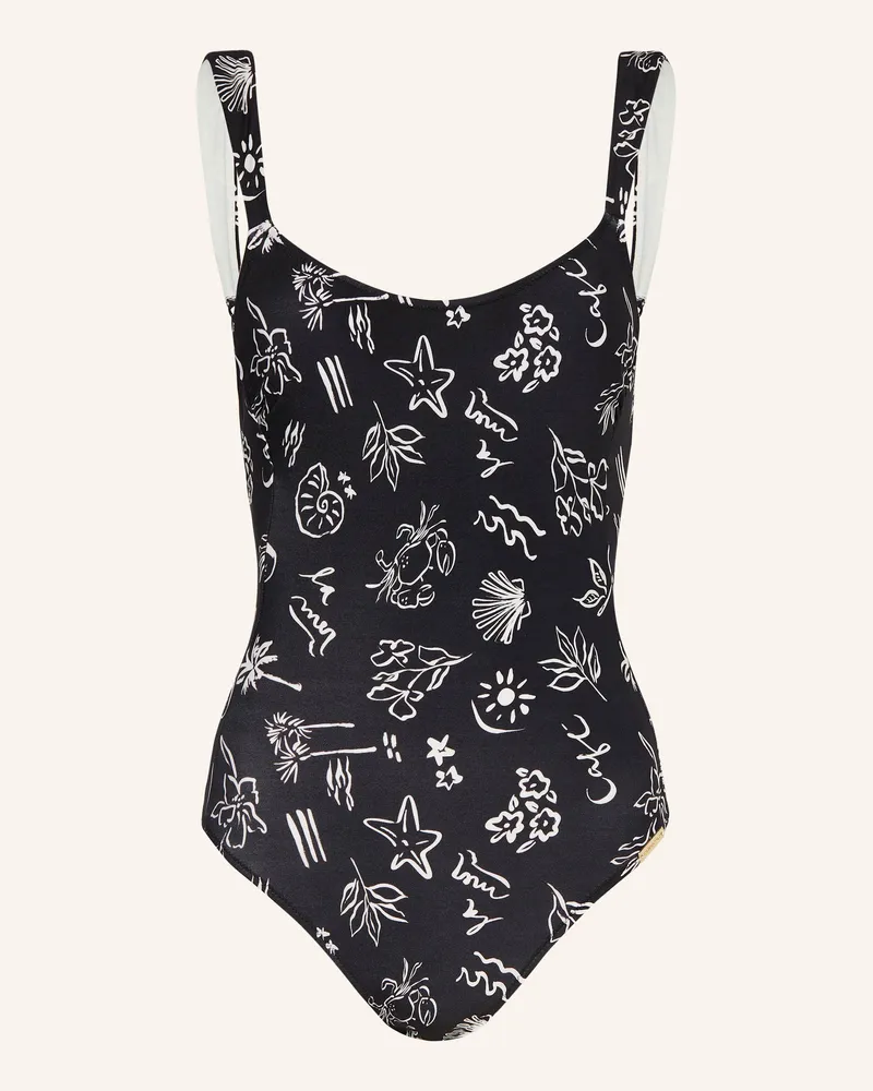 watercult Badeanzug CAFÉ LA MER Schwarz