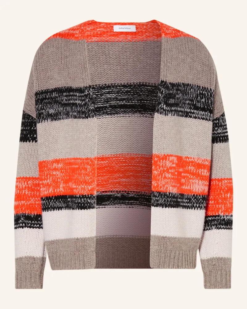 Darling Harbour Strickhülle Mit Cashmere grau Multicolor