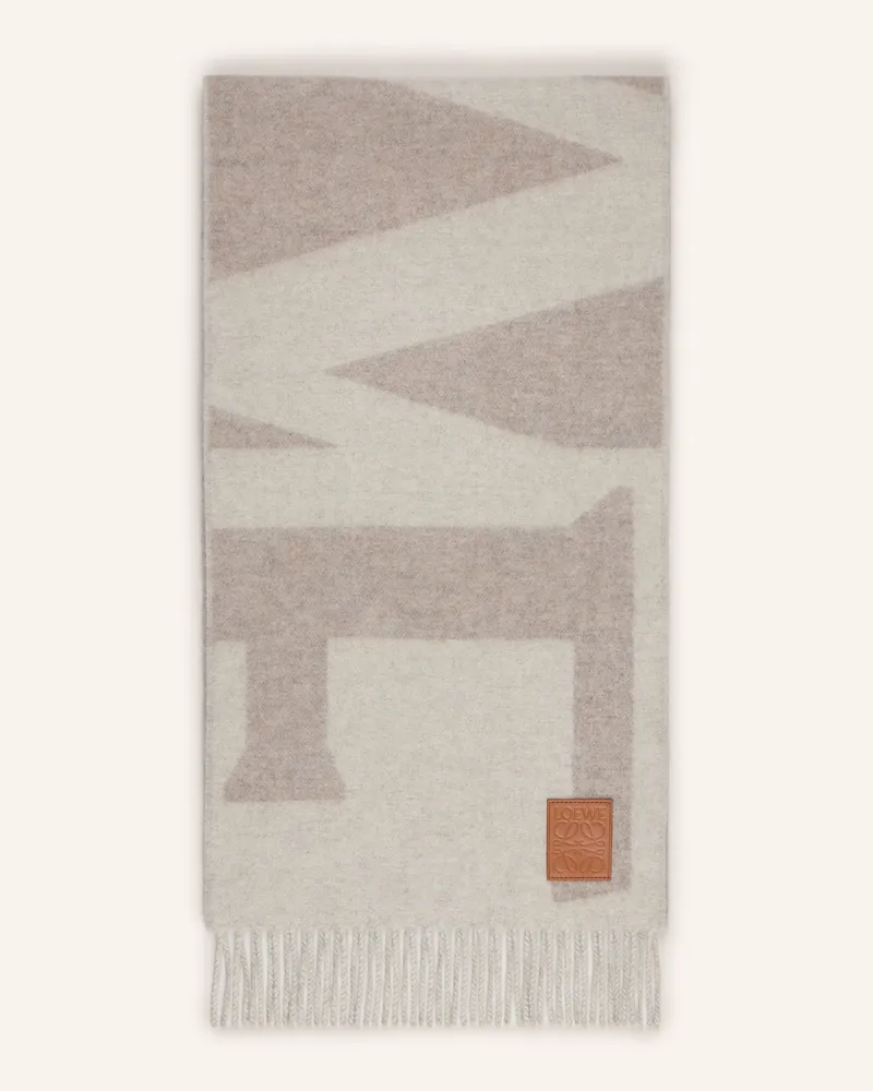 Loewe Cashmere-Schal grau Hellgrau