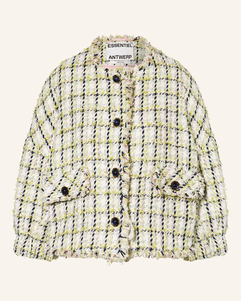 Essentiel Kastenjacke JAYDEN mit 3/4-Arm Ecru