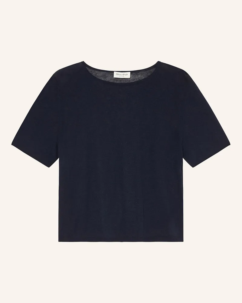 Marc O'Polo Strickshirt Dunkelblau