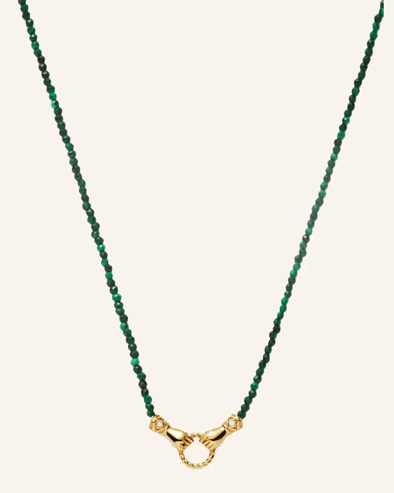 Missoma Kette BEADED IN GOOD HANDS by GLAMBOU Grün