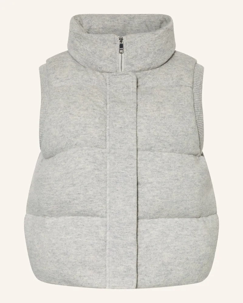 HUGO BOSS Steppweste Focrina grau Hellgrau