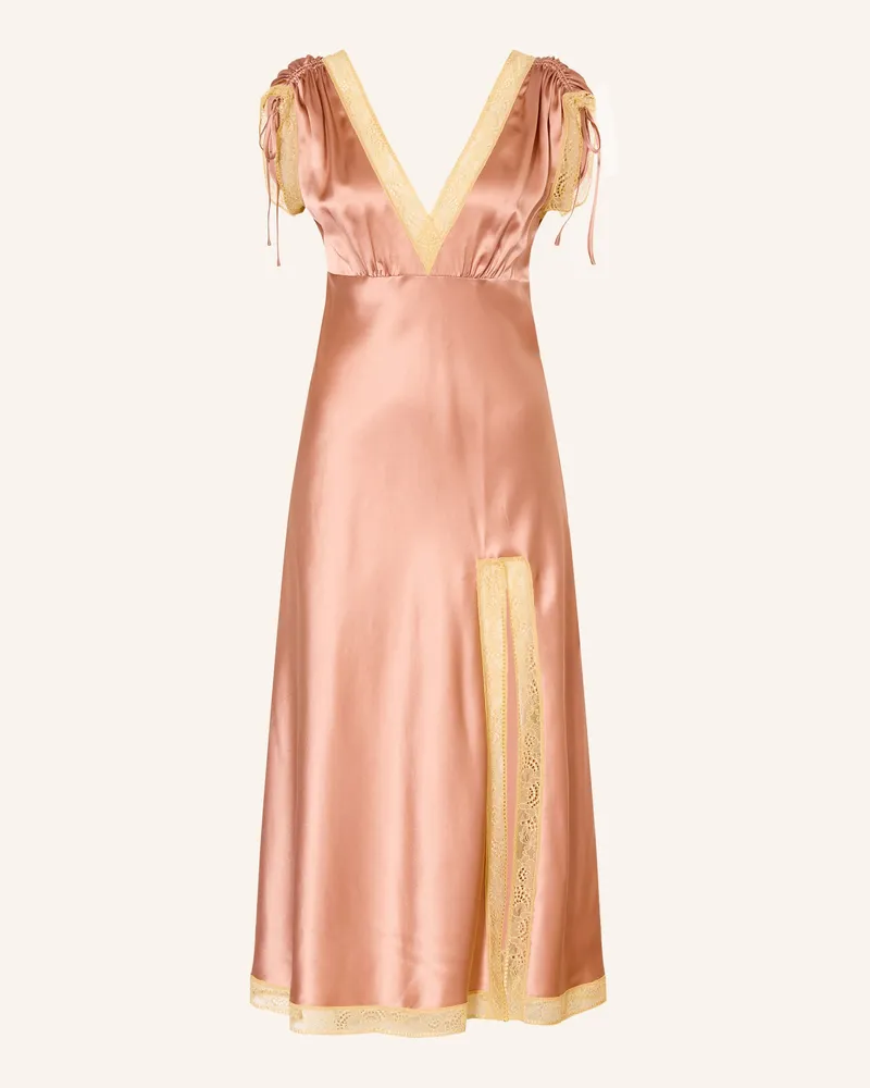 Eres Nachthemd Sophistiquee Aus Seide orange Rosé