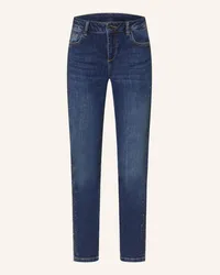 Liu Jo Skinny Jeans mit Schmucksteinen Blau