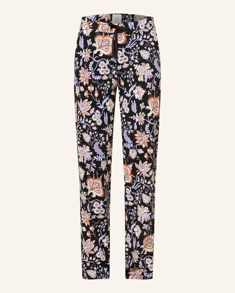 Schiesser Schlafhose MIX+RELAX Schwarz