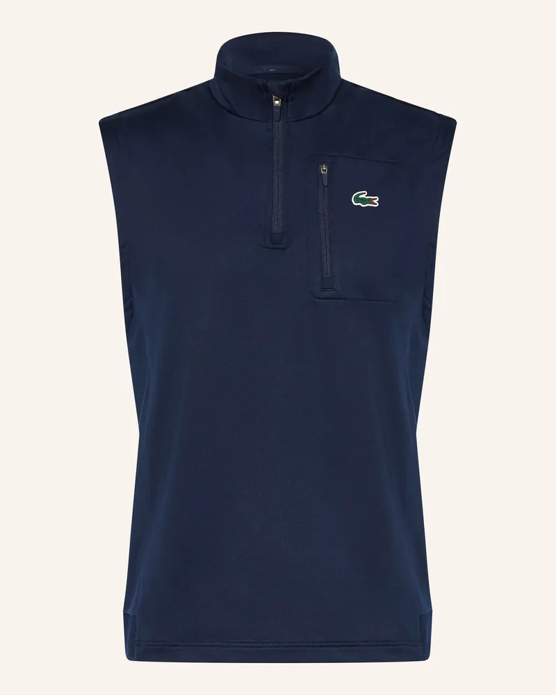 Lacoste Funktionsweste blau Dunkelblau