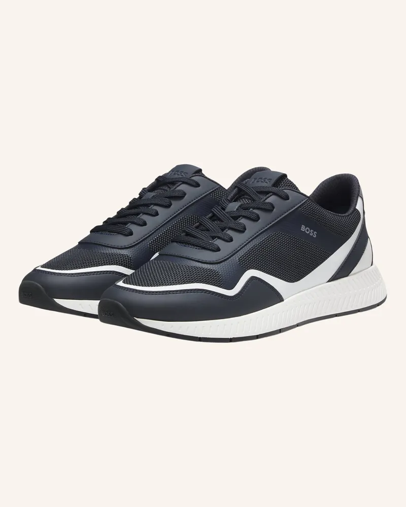 HUGO BOSS Trainers Titanium_Runn_Methal blau Dunkelblau