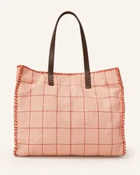 Dragon Diffusion Shopper CHECK TOTE Rosa