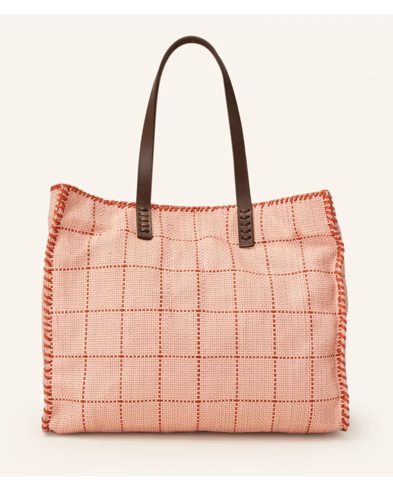 Dragon Diffusion Shopper CHECK TOTE Rosa