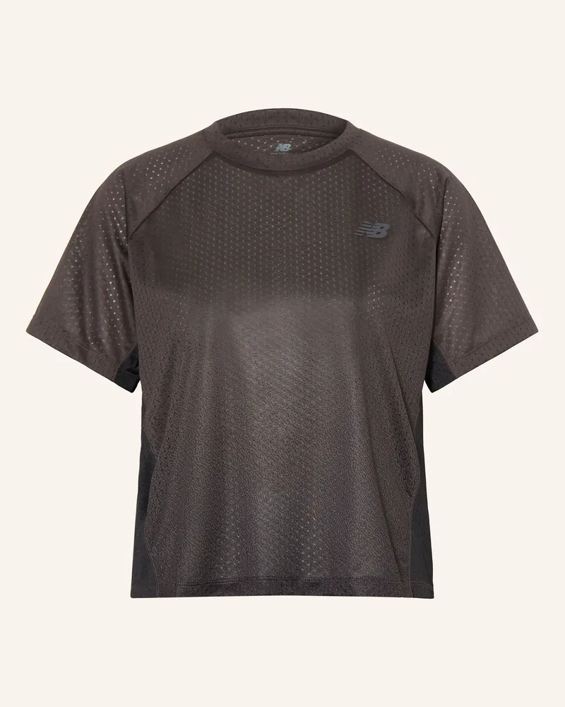 New Balance Funktionsshirt schwarz Schwarz