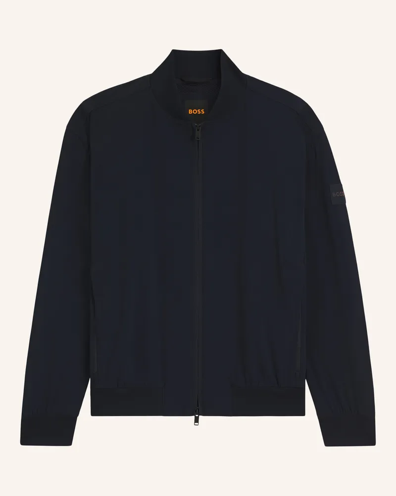 HUGO BOSS Casual Jacke Osurf Regular Fit blau Dunkelblau