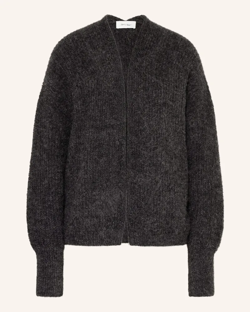 American Vintage Strickhülle East Mit Alpaka grau Dunkelgrau