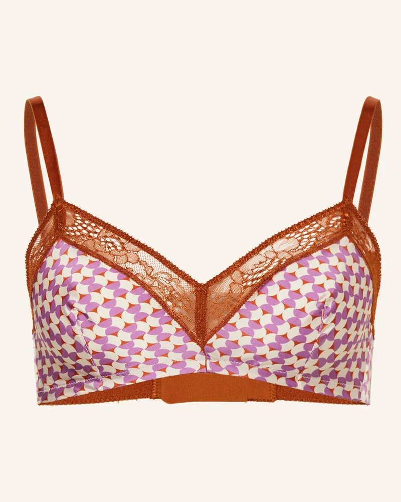 Eres Triangel-BH INDIE mit Seide Braun