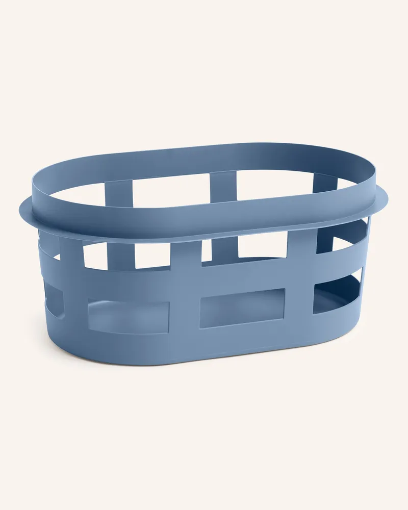 Hay Wäschekorb Basket Small blau Blaugrau