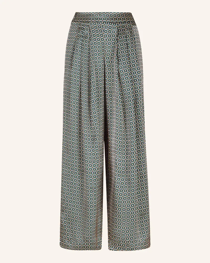 Helene Galwas Weite Seidenhose Kimberly gruen Grün