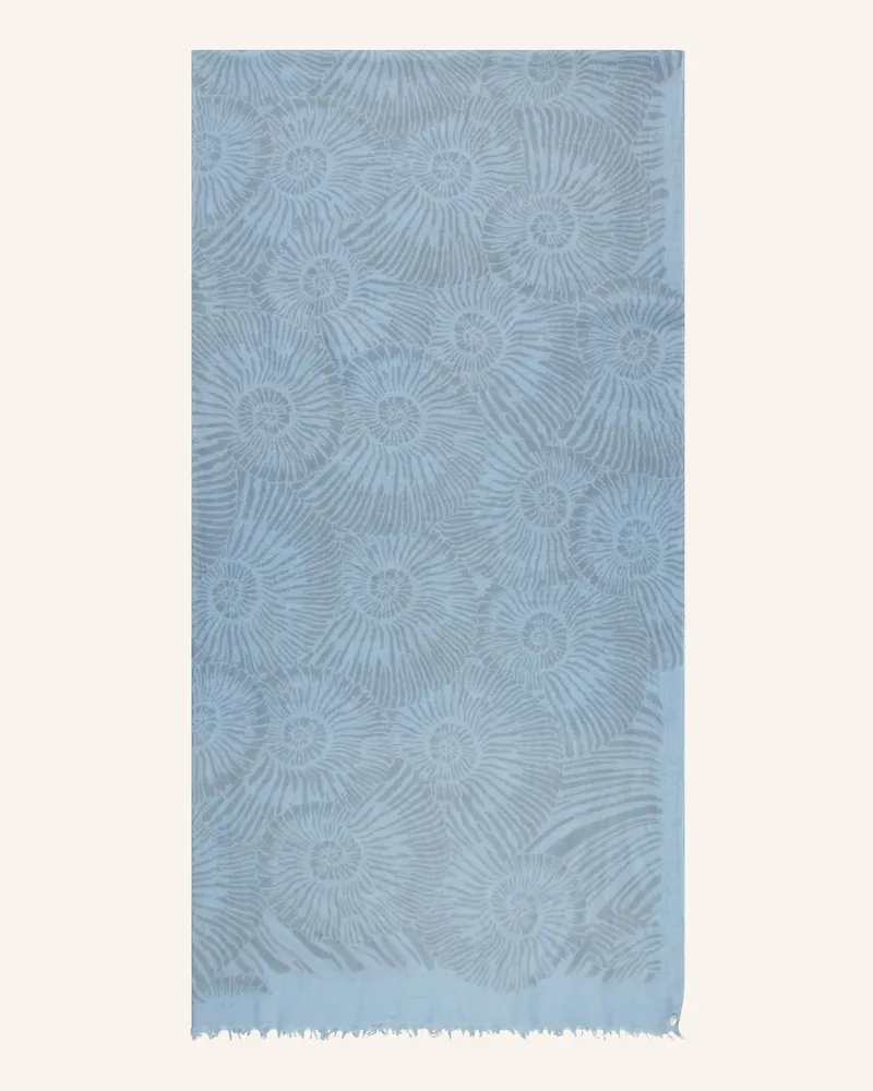 Friendly Hunting Cashmere-Schal FELTED ESCARGOT Hellblau