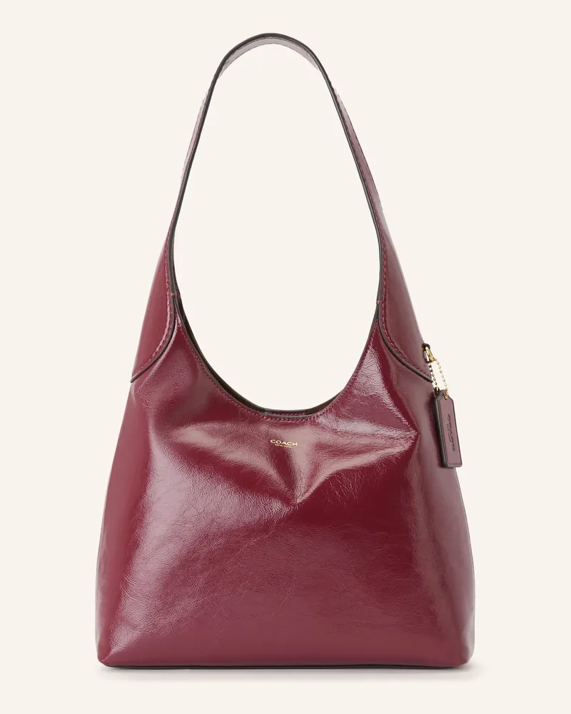 Coach Schultertasche Brooklyn rot Dunkelrot