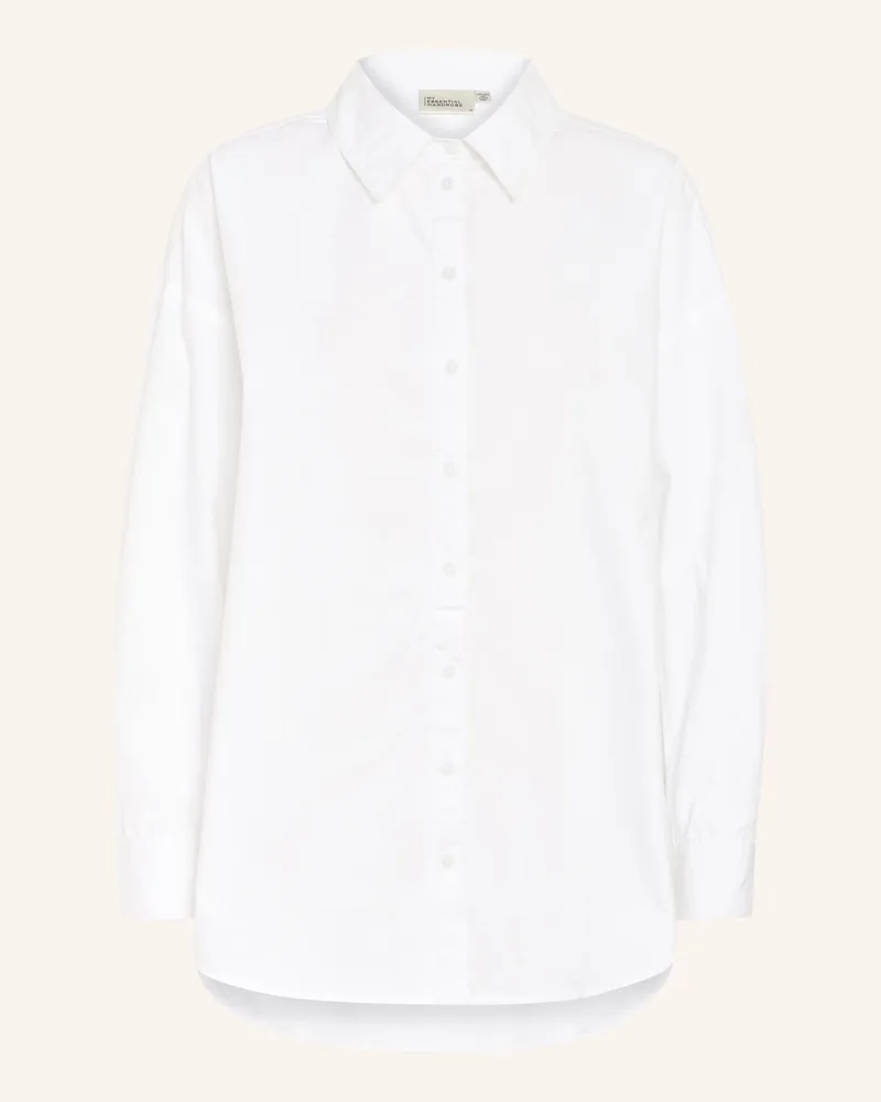 My Essential Wardrobe Oversized-Hemdbluse BOXY Weiss