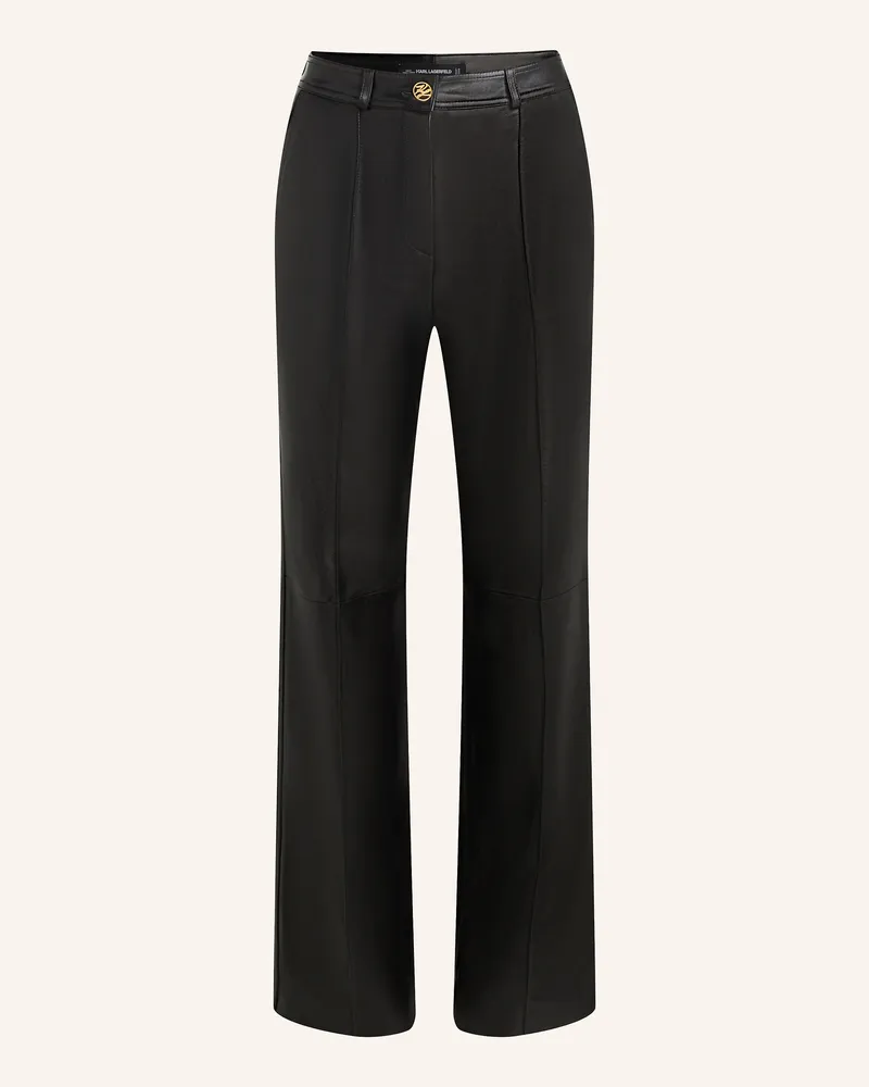 Karl Lagerfeld Hose schwarz Schwarz