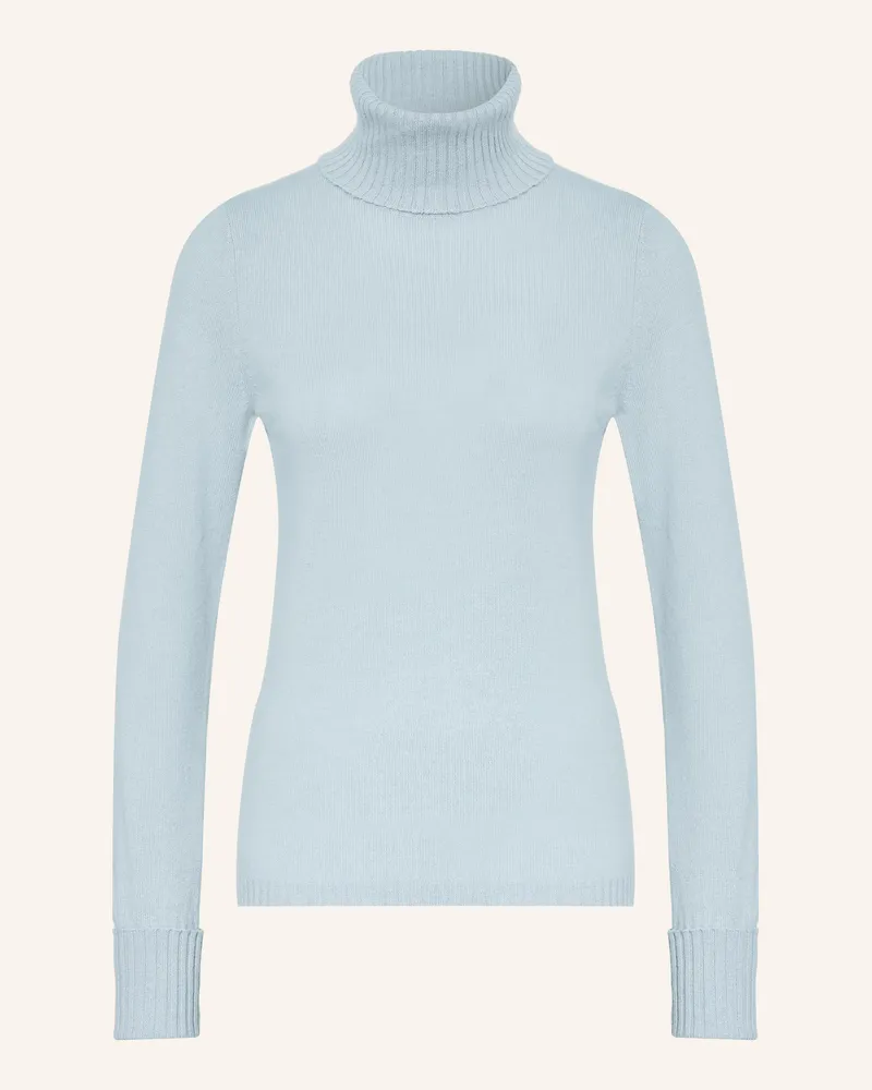 FTC Cashmere Rollkragenpullover Aus Cashmere blau Hellblau